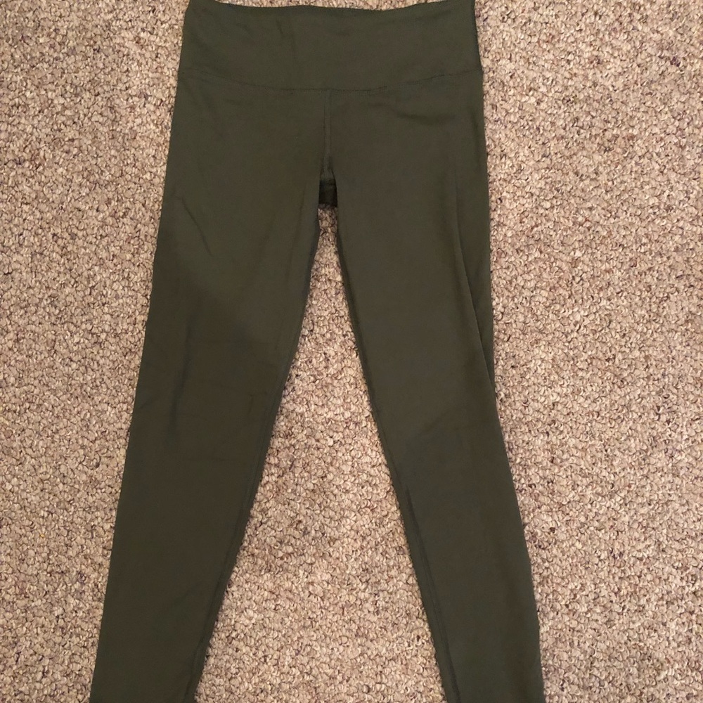RBX Olive green, full length workout leggings
